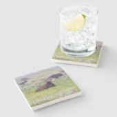 Bison Coaster Stenen Onderzetter (Zijkant)