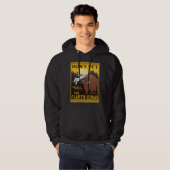 Bison  Don t Pet The Fluffy Cows Buffalo Hoodie (Voorkant volledig)