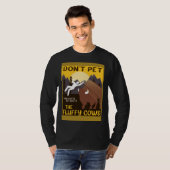 Bison  Don t Pet The Fluffy Cows Buffalo T-shirt (Voorkant volledig)