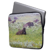 Bison Dream Laptop Hoesje Sleeve (Voorkant Links)