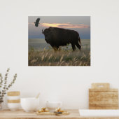 Bison & Eagle Poster (Keuken)