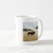 Bison en oude gelovigen koffiemok (Voorkant rechts)
