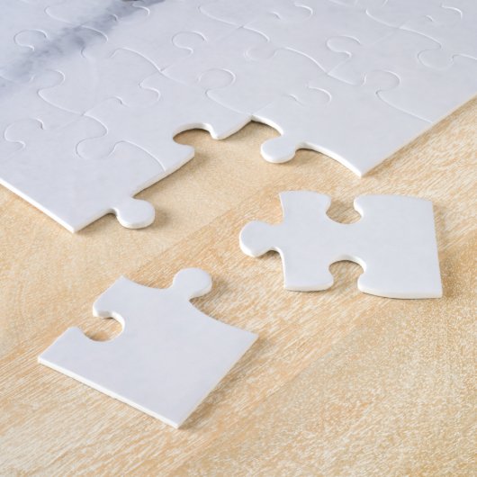 Bison Family in Snow Jigzaag Puzzle Legpuzzel (Zijkant)