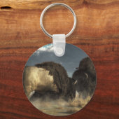 Bison Fight Sleutelhanger (Voorkant)