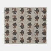 Bison Fleece Blanket (Voorkant (Horizontaal))