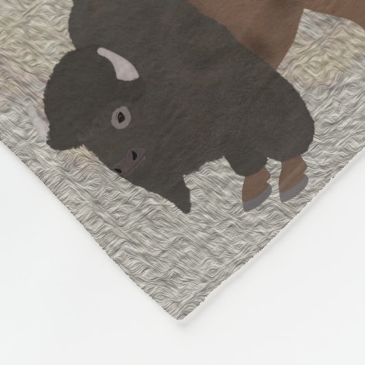 Bison Fleece Blanket Deken (Hoek)