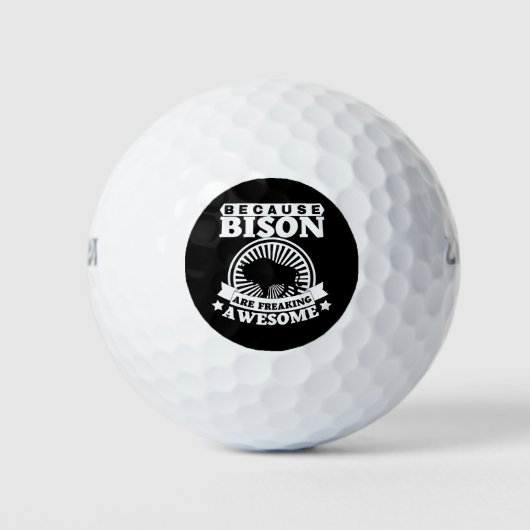 BISON GOLFBALLEN (Voorkant)