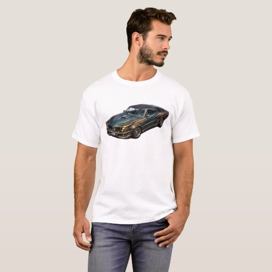 Bison Grey Muscle Coupe — BV-GBG T-shirt (Voorkant volledig)