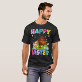 Bison Happy Easter Bunny Bison Paaszondag T-shirt (Voorkant volledig)
