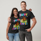 Bison Happy Easter Bunny Bison Paaszondag T-shirt (Unisex)