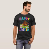 Bison Happy Easter Bunny Bison Paaszondag T-shirt (Voorkant volledig)