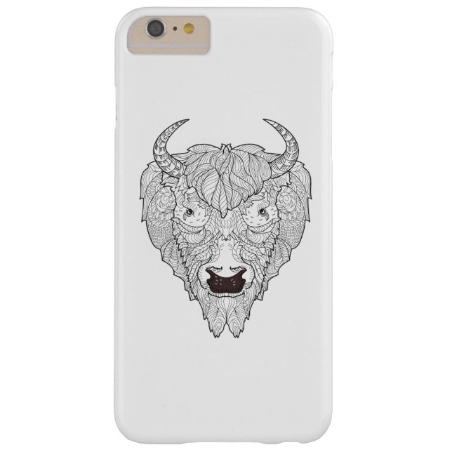 Bison Head Doodle Case-Mate iPhone Case (Achterkant)