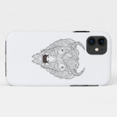 Bison Head Doodle Case-Mate iPhone Case (Achterkant (horizontaal))