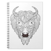 Bison Head Doodle Notitieboek (Voorkant)