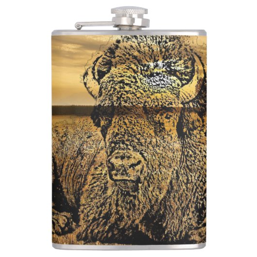 Bison Heupfles (Voorkant)
