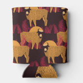 Bison High Grass: Veldpatroon. Blikjeskoeler (Achterkant)