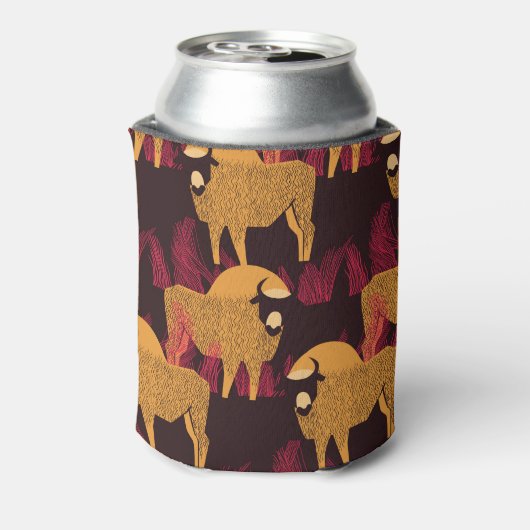 Bison High Grass: Veldpatroon. Blikjeskoeler (Blikje Achterkant)