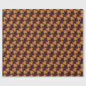 Bison High Grass: Veldpatroon. Cadeaupapier (Vlak)