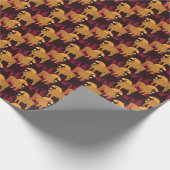 Bison High Grass: Veldpatroon. Cadeaupapier (Hoek)