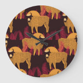 Bison High Grass: Veldpatroon. Grote Klok (Voorkant)