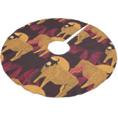 Bison High Grass: Veldpatroon. Kerstboom Rok (Gekanteld)