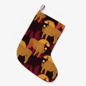 Bison High Grass: Veldpatroon. Kleine Kerstsok (Voorkant (Hangend))