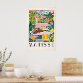 Bison in Bathtub Art Print Tropical Bathroom (Keuken)