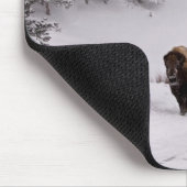 Bison in de winter muismat (Hoek)