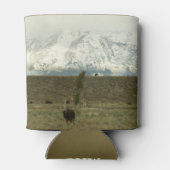 Bison in Grand Teton National Park Fotografie Blikjeskoeler (Achterkant)