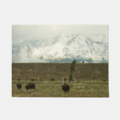 Bison in Grand Teton National Park Fotografie Deurmat (Voorkant)