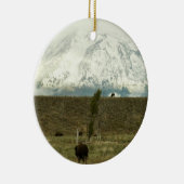 Bison in Grand Teton National Park Fotografie Keramisch Ornament (Rechts)