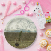 Bison in Grand Teton National Park Fotografie Papieren Bordje (Feest)