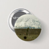 Bison in Grand Teton National Park Fotografie Ronde Button 5,7 Cm (Voorkant /achterkant)