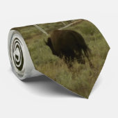 Bison in Grand Teton National Park Fotografie Stropdas (Opgerold)