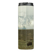 Bison in Grand Teton National Park Fotografie Thermosbeker (Achterkant)