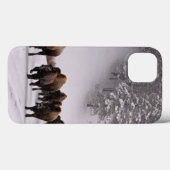 Bison in Winter Case-Mate iPhone Case (Achterkant (horizontaal))