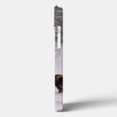 Bison in Winter Case-Mate iPhone Case (Achterkant / Links)