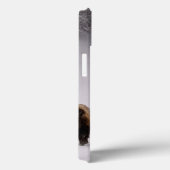 Bison in Winter Case-Mate iPhone Case (Achterkant / Rechts)