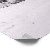 Bison in Winter Poster (Hoek)