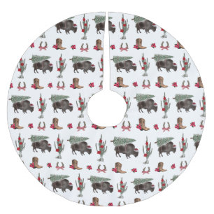 Bison kerstboom Ranch Wild West Kerstmis Rok