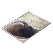 Bison kop liggen notitieboek (Linkerzijde)