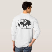 Bison lange hoes - licht t-shirt (Achterkant volledig)