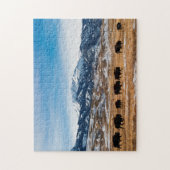 Bison-migratie Legpuzzel (Verticaal)