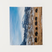 Bison-migratie Wandkleed (Voorkant)