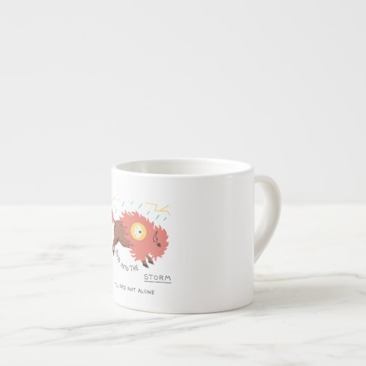 Bison-Mok uitvoeren Espresso Kop (Voorkant rechts)