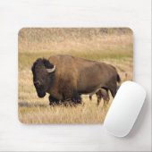 Bison mousepad muismat (Met muis)