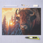 Bison Native American Buffalo Tissuepapier (Craft)