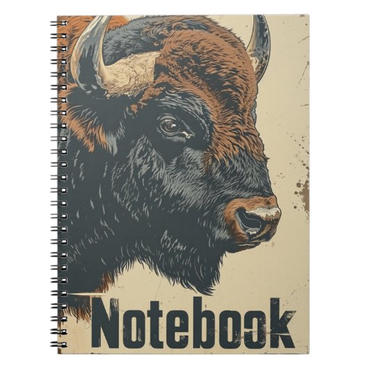 Bison  notitieboek (Voorkant)