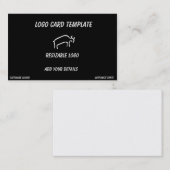 Bison of Buffalo Logo Visitekaartje (Voorkant / Achterkant)