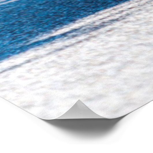 Bison op de weg in het nationale park van Yellowst Poster (Hoek)